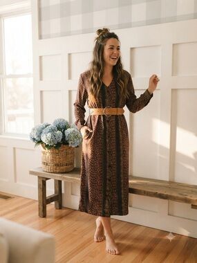 crochet rosette maxi dress & necklace set SAME | Cream Dusty Blue and Navy Shop Bazaar Color:white 2 faux shell detailing